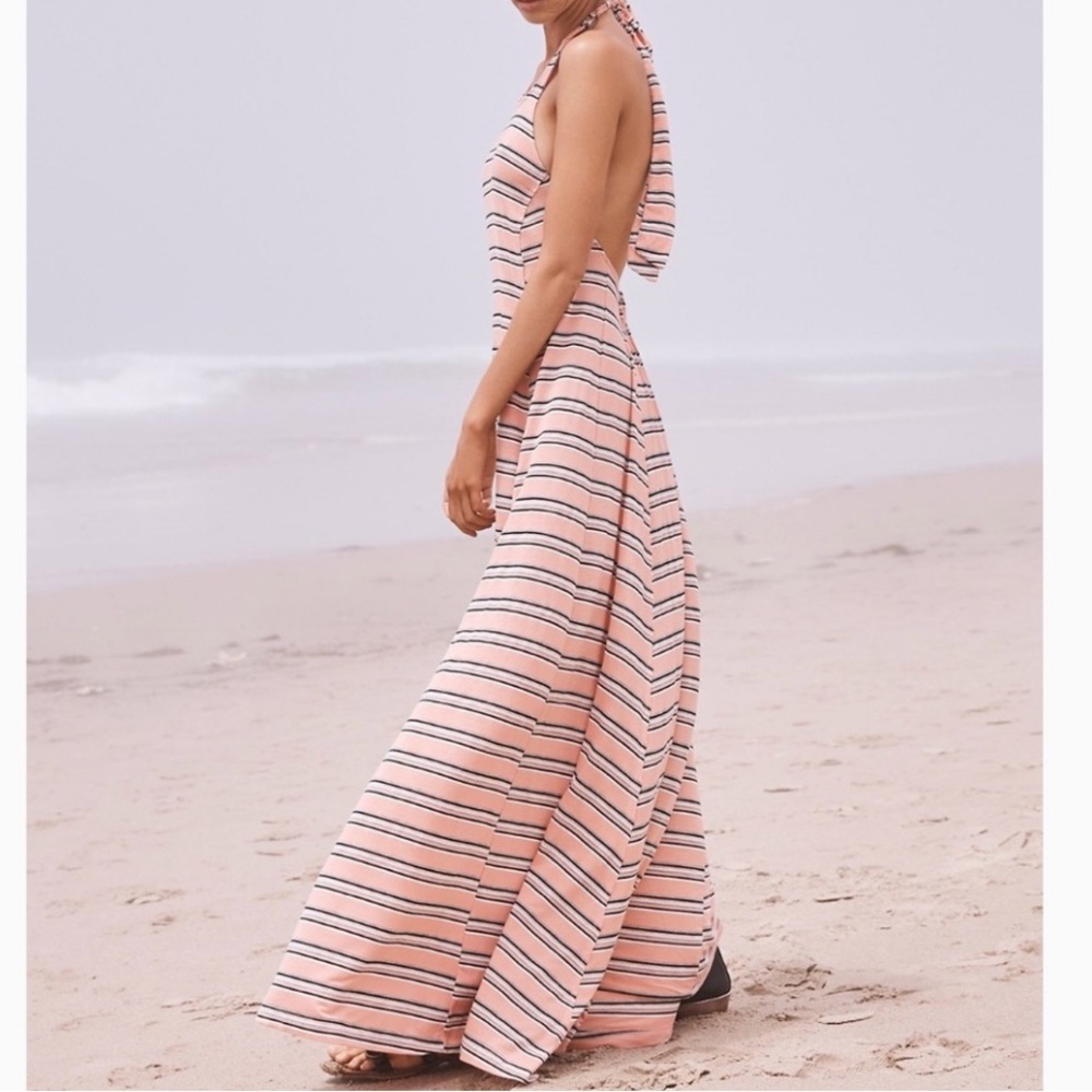 Free People Beach Halter Waikiki, Maxi Dress, XS